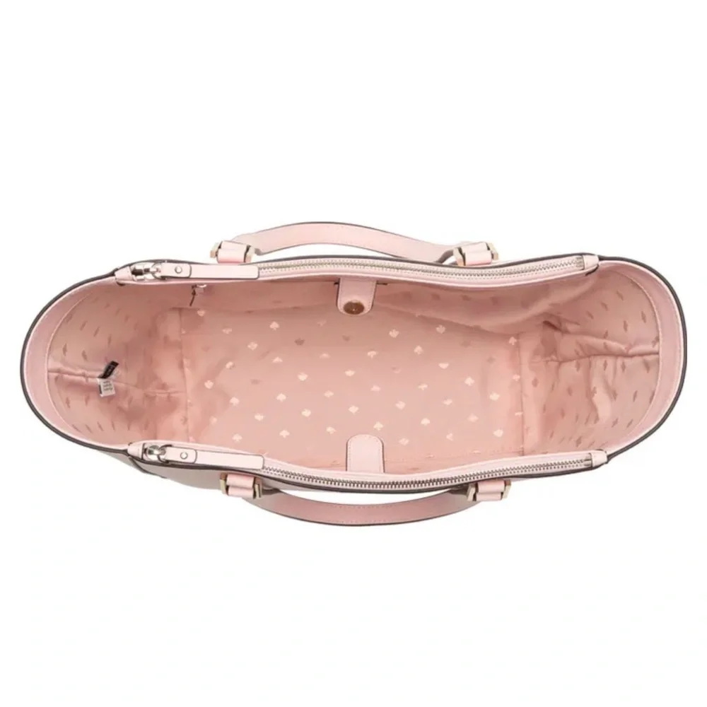 kate spade Pale Pink Leather Tote Laptop Bag